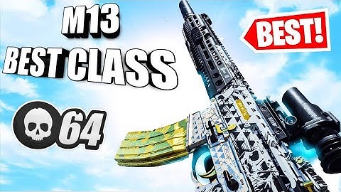 Best M13 CLASS SETUP.. (BEST M13 CLASS set up in MODERN WARFARE/WARZON) NO RECOIL