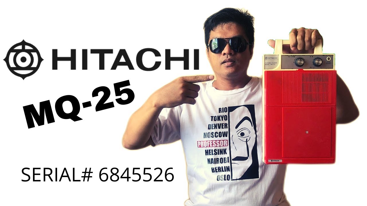 Hitachi MQ-25 Portable Turntable || Serial# 6845526 - YouTube