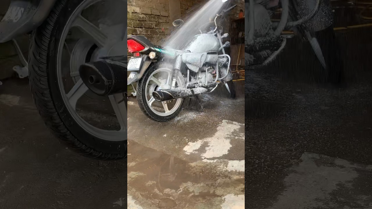 Satisfying Bike detailing deep cleaning 