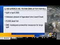 Biotech company to pay $90K for fish kill, spill in Lizard Creek