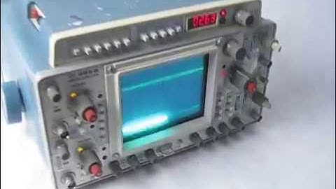 Tektronix 465B 100 MHz 2-Channel Dual Trace Oscilloscope+DM44 Digital Multimeter