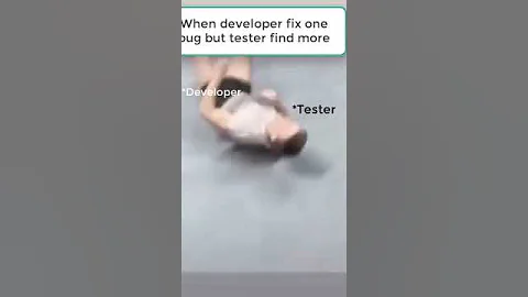 Developer vs Tester 😂 #developermemes #Programmingmemes #funny #comedy #tester #codingmemes