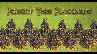 Clash of Clans † Perfect Tree Placement