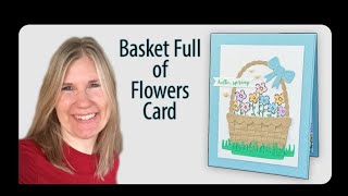 Basket Full of Flowers Card