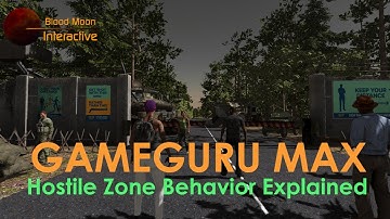 GameGuru Max Tutorial - Hostile Zone Behavior Explained