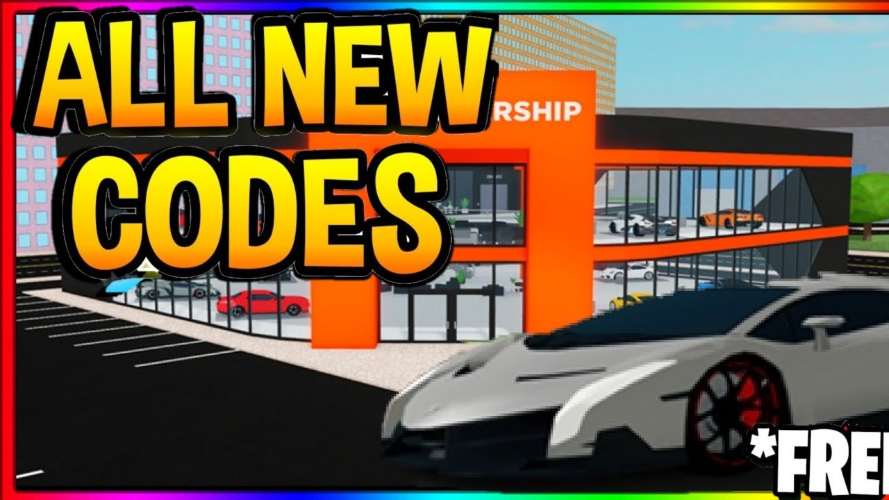 Car Dealership Tycoon (ROBLOX) NEW UPDATE CODES YouTube