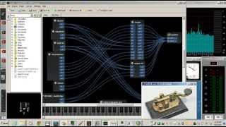 Morse Code QSO over the internet - software setup - config 16 - (all ASIO apps) Wealth