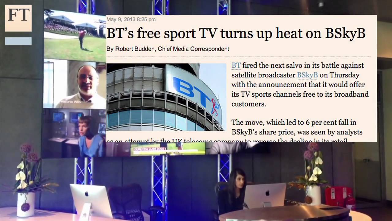BT and Sky do battle over sports TV