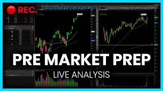 [LIVE] Pre-Market Prep – Markets BREAKING Down – Memory Trade Coming Unwound