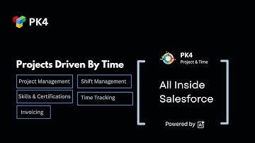Best Project Management App in Salesforce | PK4 Project & Time Overview