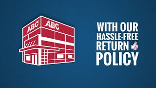 Hassle-Free Returns | ABC Supply