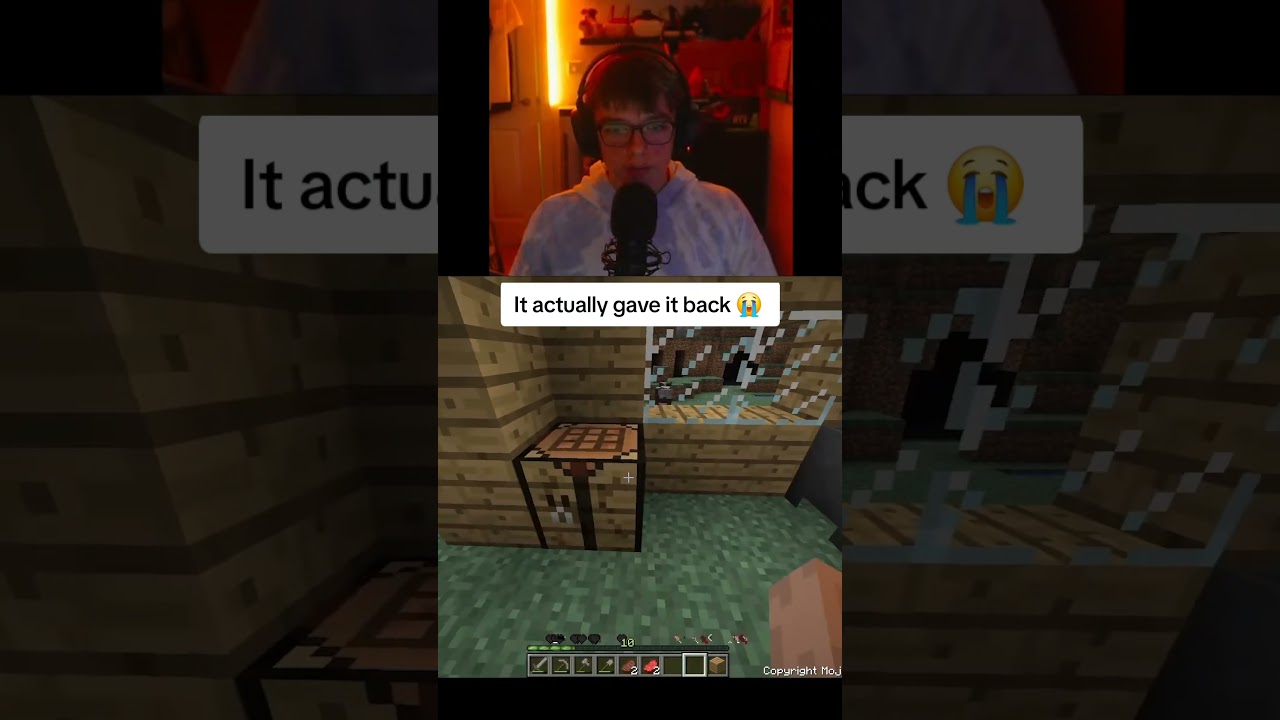 Minecraft horror can be nice sometimes I guess 😭 #minecraft #error422