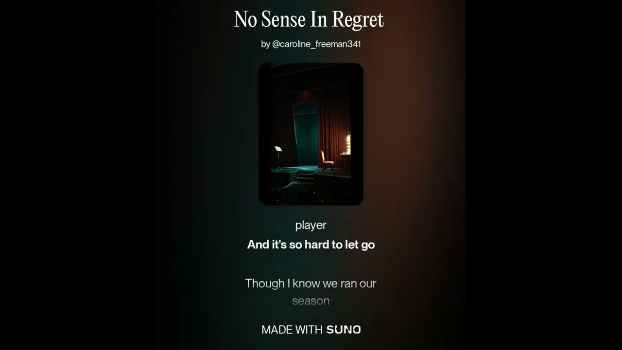 No Sense In Regret