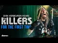 Megadeth drummer hears mr brightside for the first time