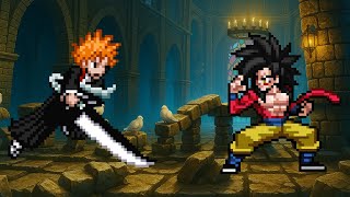 Ichigo Shikairivelio Vs Goku Ssj4Bba Battle Of Mugen