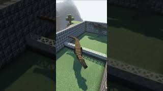 T-Rex Vs Giga | Jurassicraft #shorts #minecraft #jurassicworld #jurassicpark screenshot 2