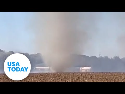 Smokenado caught on video in during Kentucky fire | USA TODAY