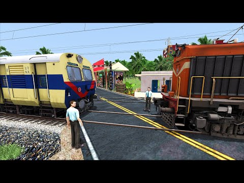 MEMU LOCAL TRAIN FAIL RESCUE BY WDG-3A | Train Simulator