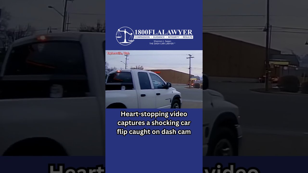 Heart Stopping Video Captures A Shocking Car Flip Caught On Dash Cam