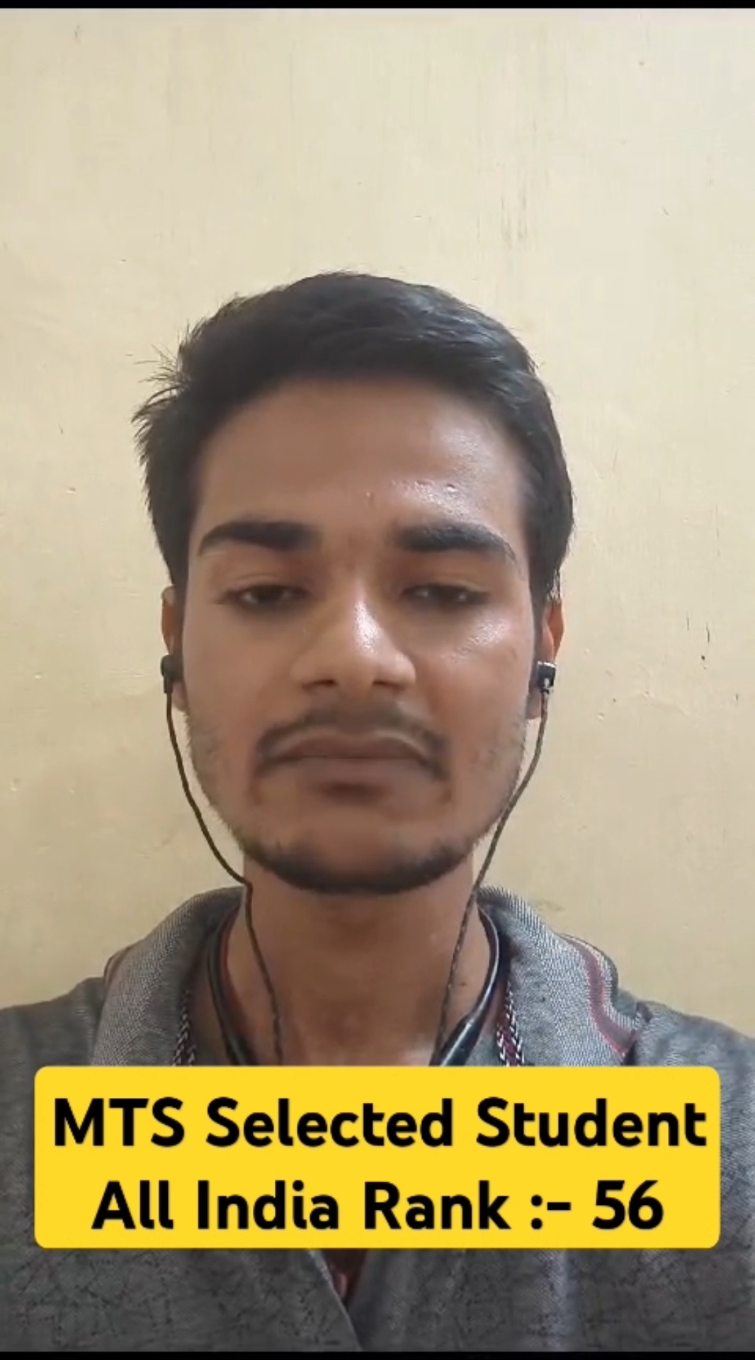 MTS Selected Student | All India Rank :- 56 #shorts #trending #viralvideo