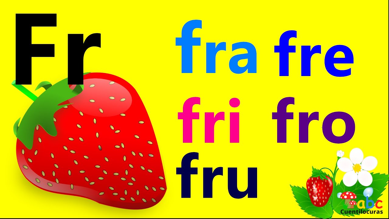 Fra fre fri fro fru - Aprendizaje interactivo con recurso didáctico gratis  - thptnganamst.edu.vn