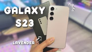 Samsung Galaxy S23 Unboxing (Lavender 256GB) | Aesthetic | Camera Test screenshot 5