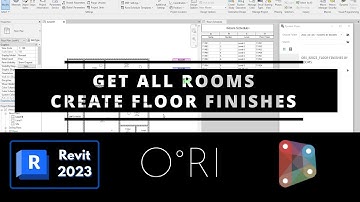 Dynamo - Floor Finishes by Rooms. [Revit 2023]