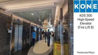 [Tasteful mod] KONE KDS 300 High-Speed Traction Elevator at Peninsula Plaza (Lift FL8)