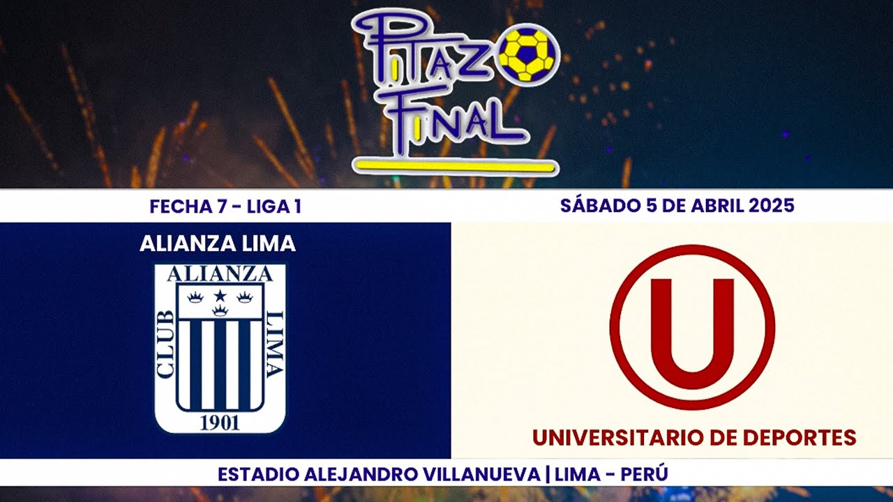 #ENVIVO ALIANZA LIMA VS UNIVERSITARIO DE DEPORTES - TORNEO APERTURA ...