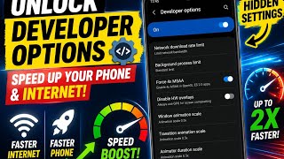 How to increase your Internet speed on your phone  with this super secret Developer Option setting.