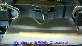 Chocolate 3D printing Universal paste Extruder