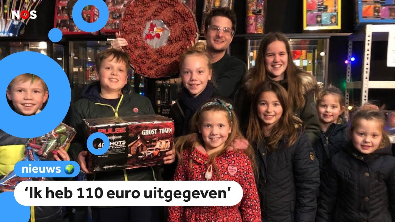 Kinderen kopen vuurwerk voor Oud en Nieuw 🧨✨