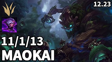Maokai Jungle vs Evelynn - EUW Master | Patch 12.23