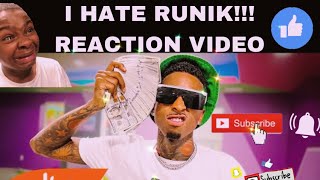 Funnymike- I HATE RUNIK (OFFICIAL DISS TRACK VIDEO) REACTION