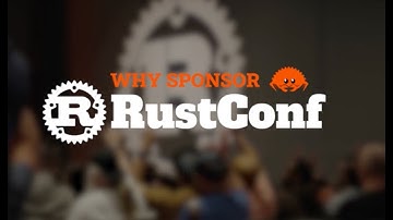 Why Sponsor RustConf?