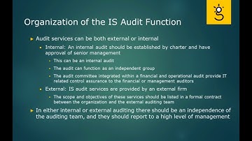 1  Management of the IS Audit Function 720p