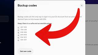 FC 27 Web App: How to Get Backup Codes