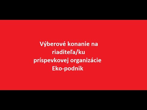 Video: Kedy sa používa otvorené výberové konanie?