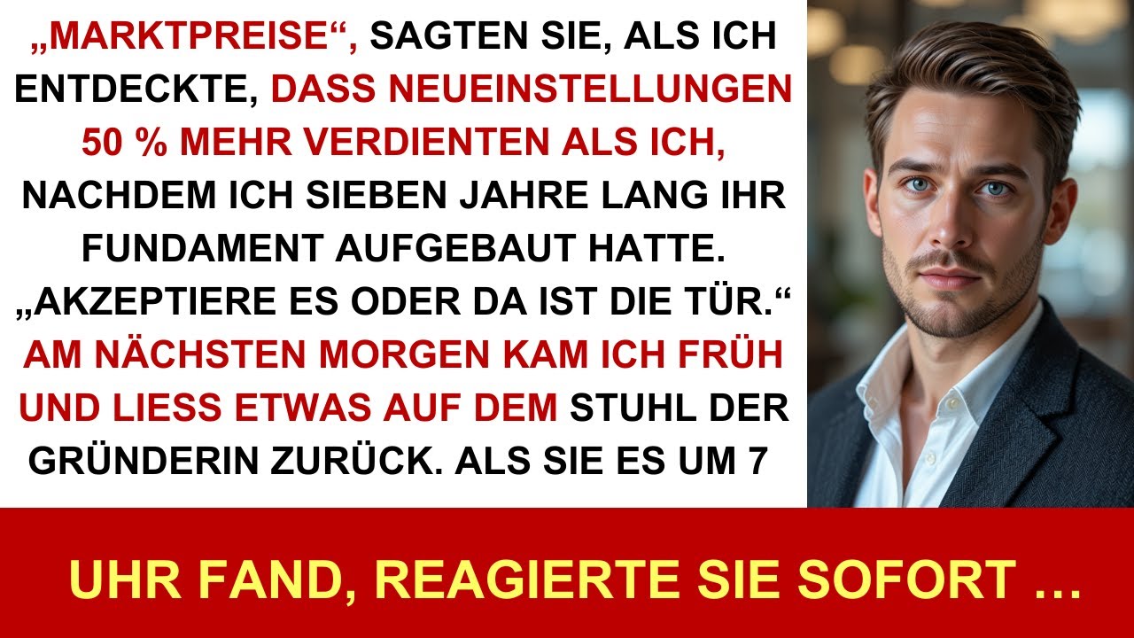 Absolventen wurden mit 50 % mehr Gehalt als ich nach 7 Jahren eingestellt – Was ich auf dem damals …