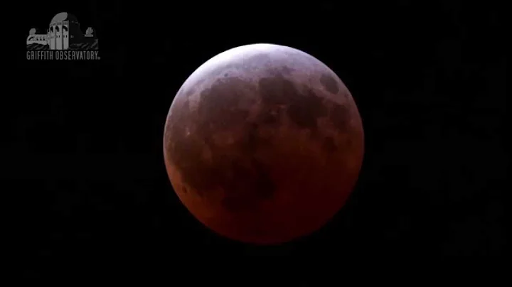 Total Lunar Eclipse April 4, 2015 Time Lapse, Four and a half hour in one minute - stabilized