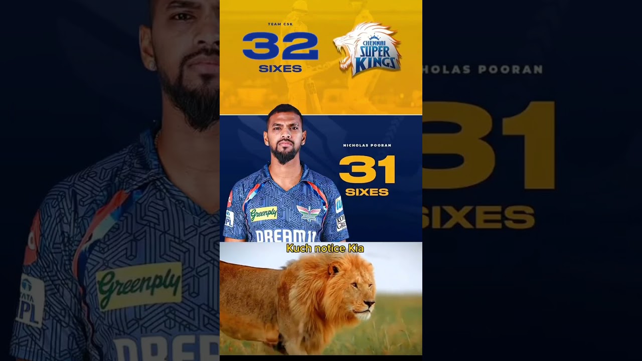 CSK vs Nicolas Pooran / CSK vs LSG / Live Match 