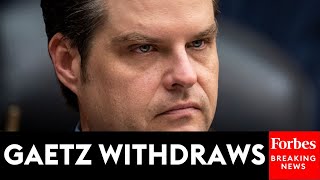 BREAKING NEWS: Former Rep. Matt Gaetz Withdraws As Trump’s Attorney General Pick