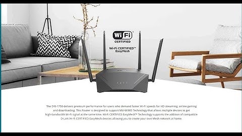 Unboxing Dlink DIR 1750 AC1750 Mesh Gigabit Wi-Fi Router