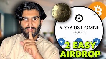 ⚡ 2 Easy Crypto Airdrops ⚡Huge Potential Airdrop | Zksync New NFT Mint & Omni Network Airdrop