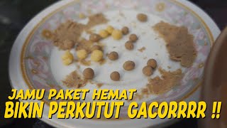 RAMUAN JAMU PERKUTUT PAKET HEMAT. BURUNG CEPAT GACOR & REPRODUKSI LANCAR JAYA !!