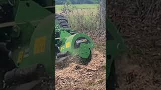 Grinding Stumps - John Deere 3039r and Bauma Light 1P24