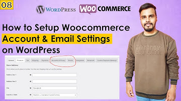 Woocommerce Account Setting on WordPress in Urdu/Hindi | Woocommerce Email Setting in Urdu/Hindi