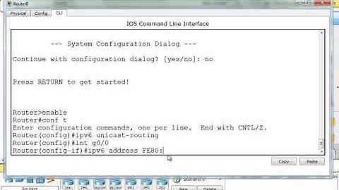 Basic IPv6 addressing with Packet Tracer 6 0   Part 1