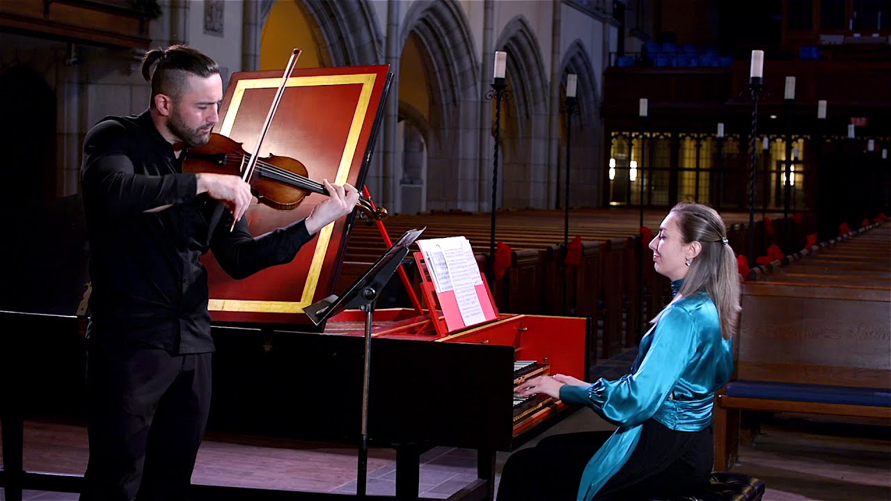 W.A.Mozart Sonata for harpsichord and violin in D major K.7 Anna