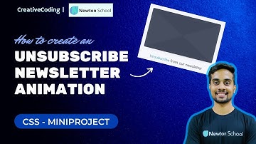 How to Create Unsubscribe Newsletter Animation using jQuery | JS MiniProject | Step by Step Tutorial